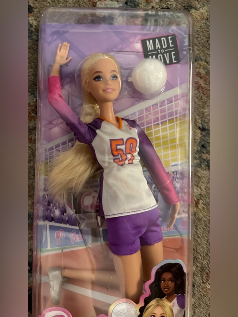 Barbie Made to Move Volleyball Players